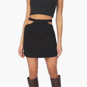 Weworewhat cutout comfort stretch skirt